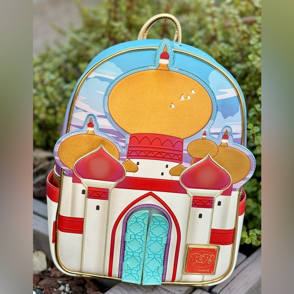 Loungefly x Disney Aladdin 30th Anniversary 3000 pc Exclusive Mini Backpack Only